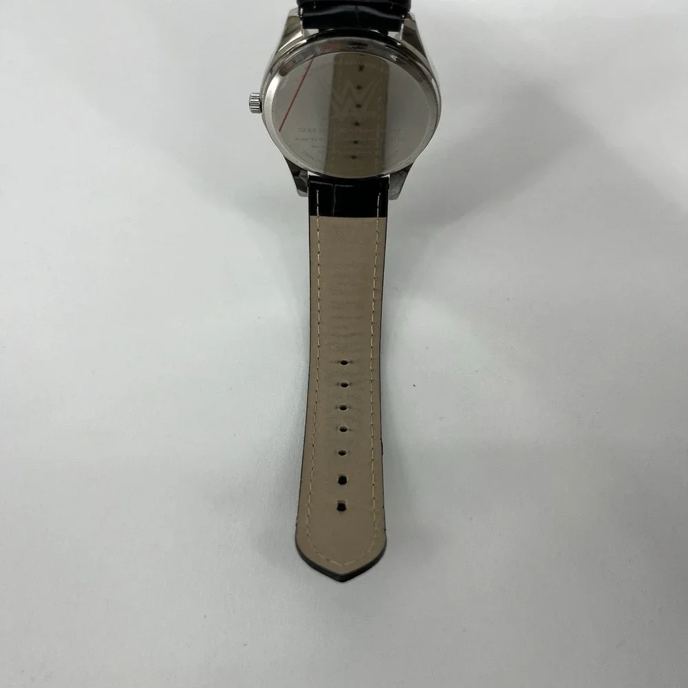 WWE Game Time Andre The Giant Pioneer Black Series Mens Watch Silver Black NEW